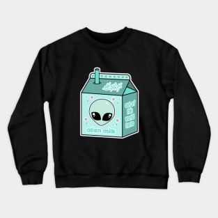 Alien Milk | Kawaii Milk | Creepy Cute Crewneck Sweatshirt